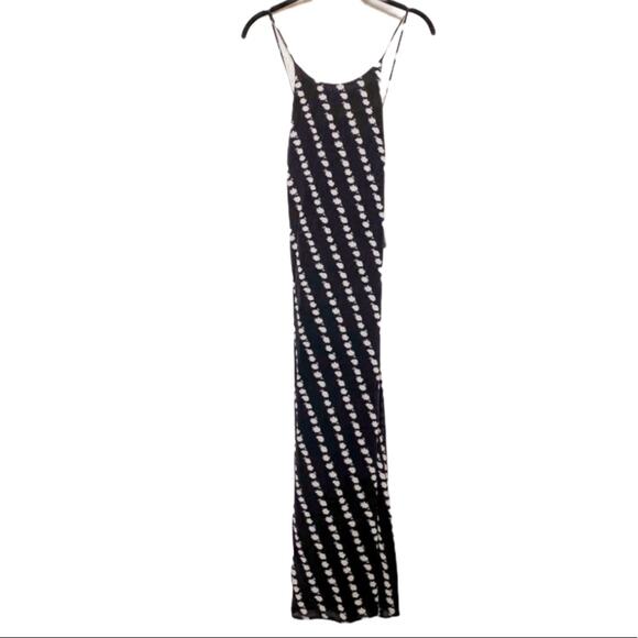 En Saison Daisy Print Cross Back Slip Dress Size Medium - Picture 1 of 10